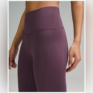 Lululemon Wunder train leggings (with pockets)